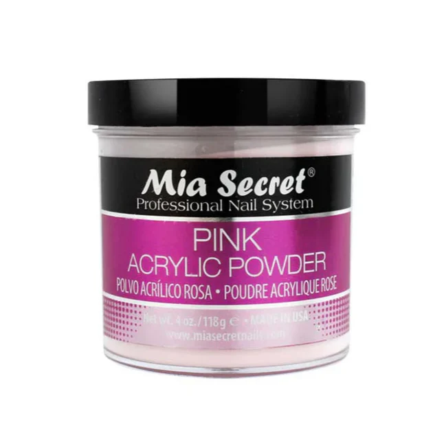 Mia Secret - Pink Acrylic Powder, 2oz and 4oz - Image 2