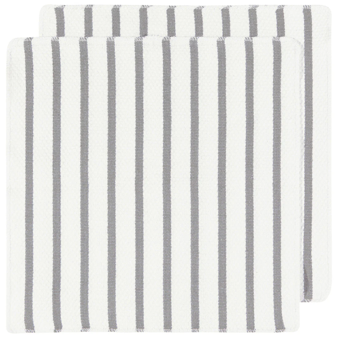 Basketweave Dishcloth Set  - London Gray - Image 1