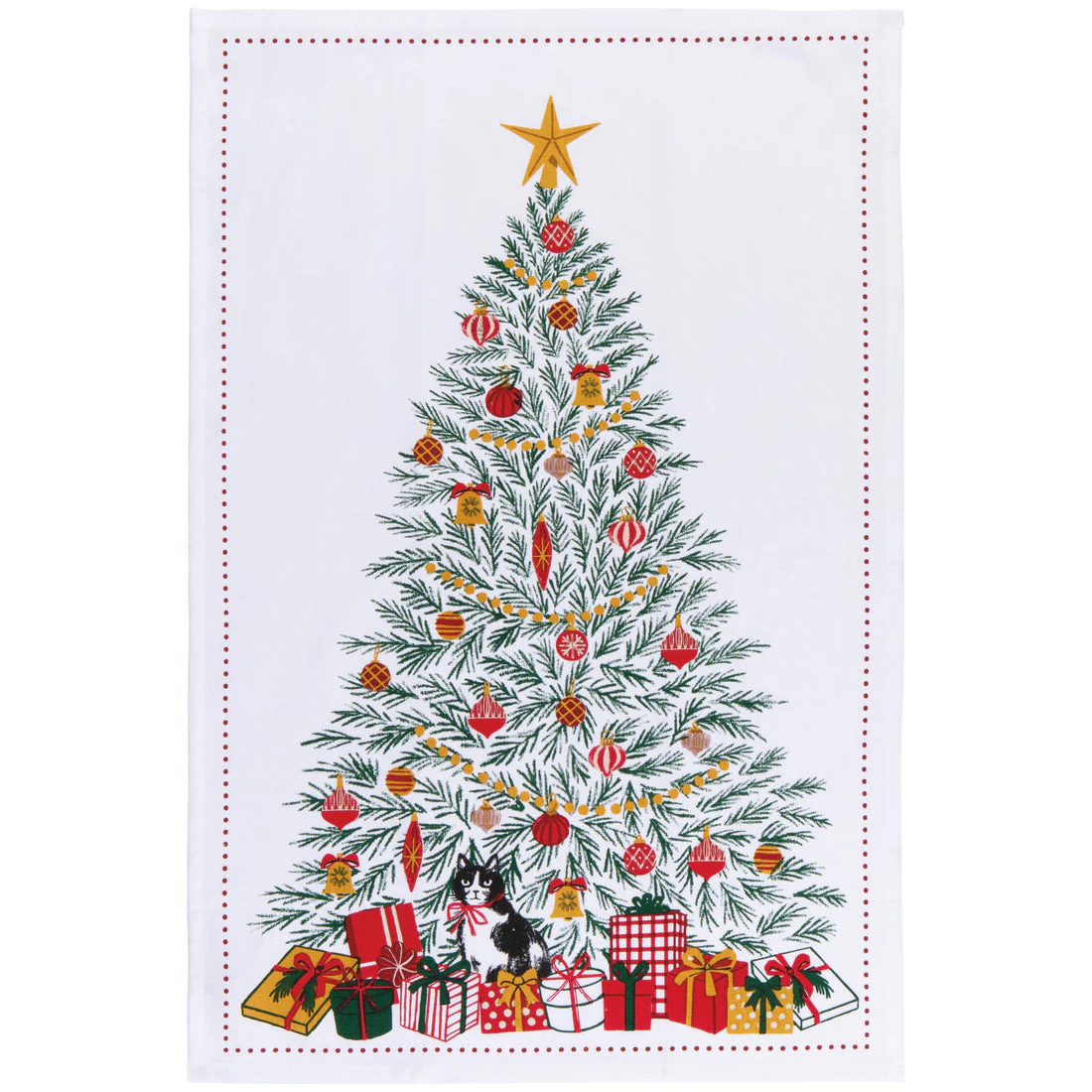 Teatowel, Festive Fir - Image 1