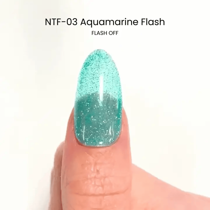 Nail Thoughts - NTF-03 Aquamarine Flash - Image 2
