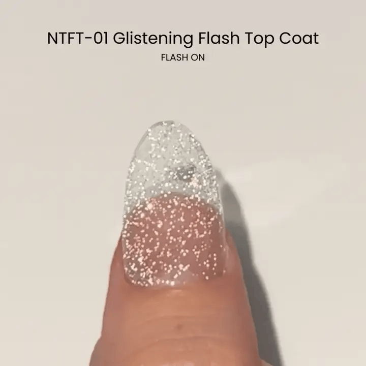 Nail Thoughts - NTFT Glistening Flash Top Coat Gel - Image 3