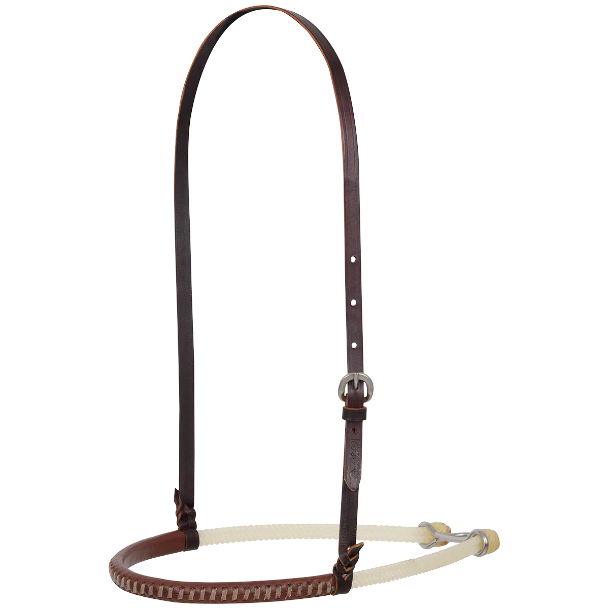 Martin Saddlery Double Rope Noseband, Rawhide Lace - Image 1