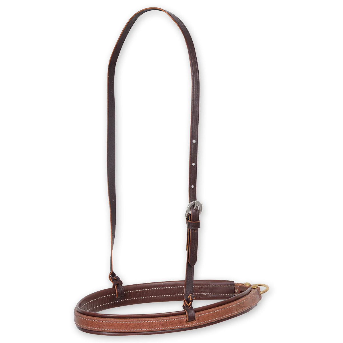 Martin Saddlery Stitched Harness Noseband, Latigo Lined - Image 1