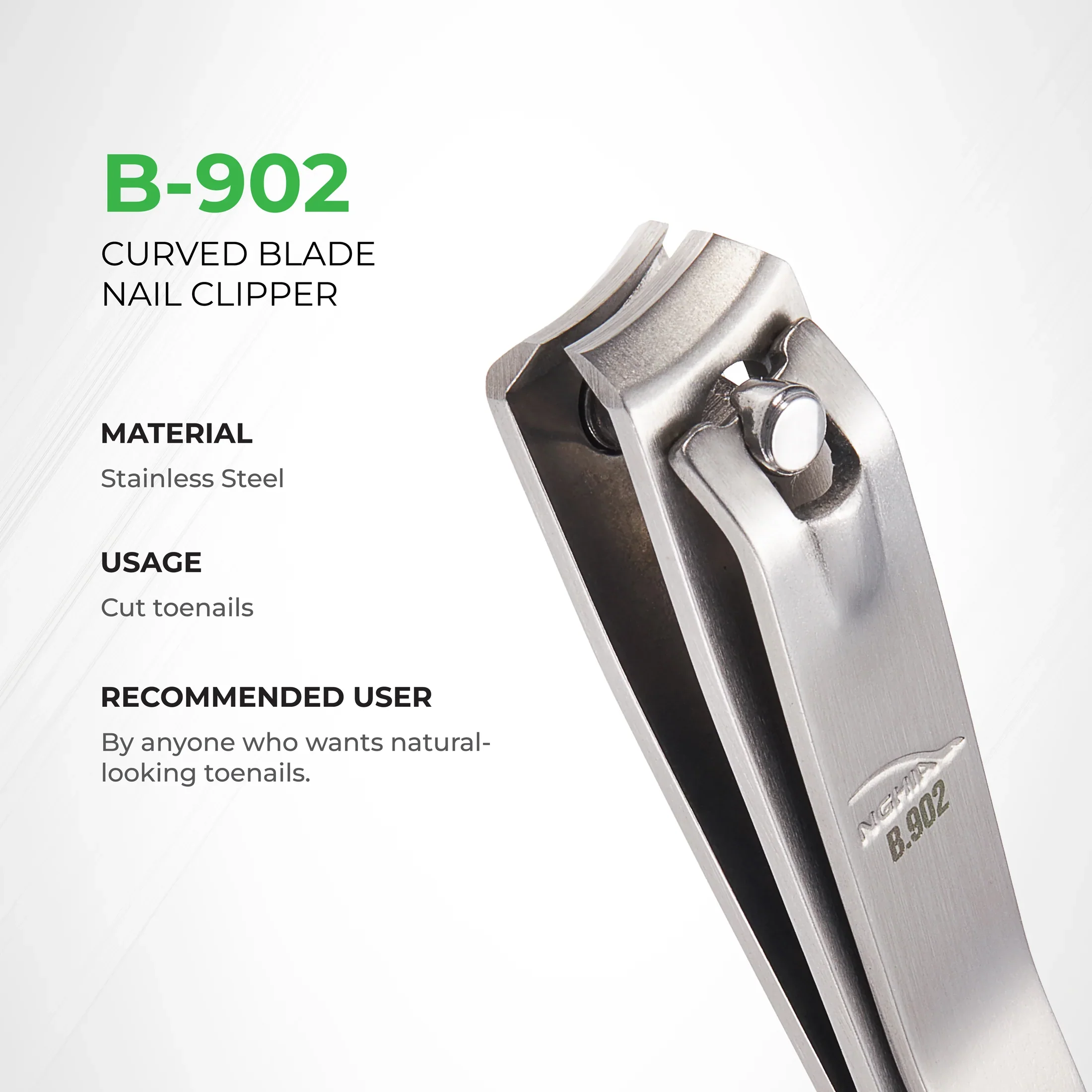Nghia - B-902 Straight Blade Large Nail Clipper - Image 3