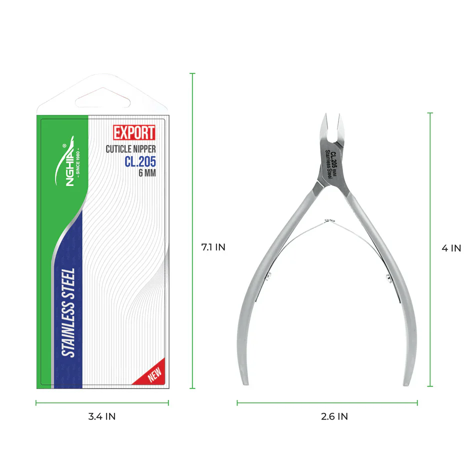 Nghia - CL-205 Cuticle Nipper, 6mm - Image 2