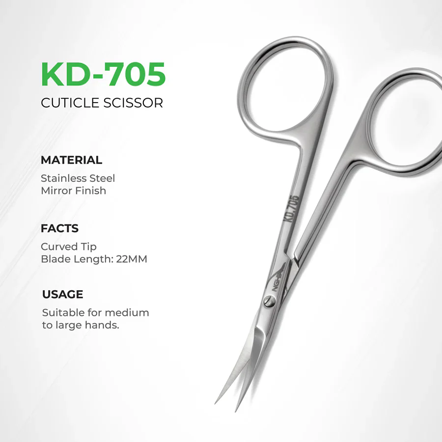 Nghia - KD-705 Cuticle Scissors - Image 3