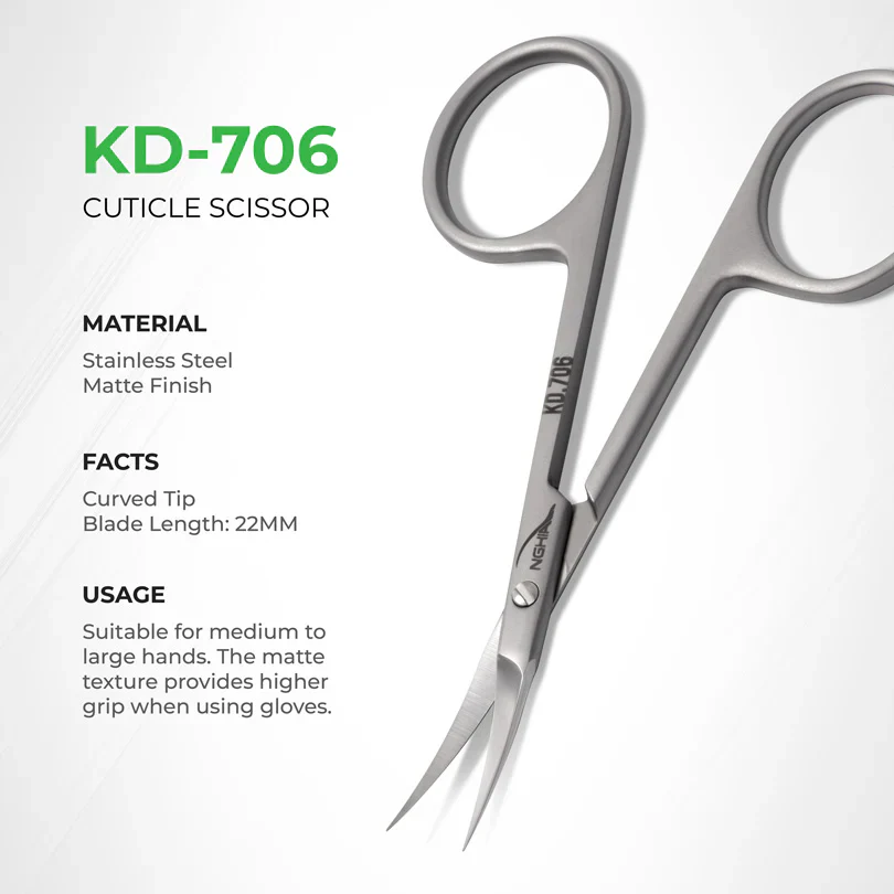 Nghia - KD-706 Cuticle Scissors - Image 3