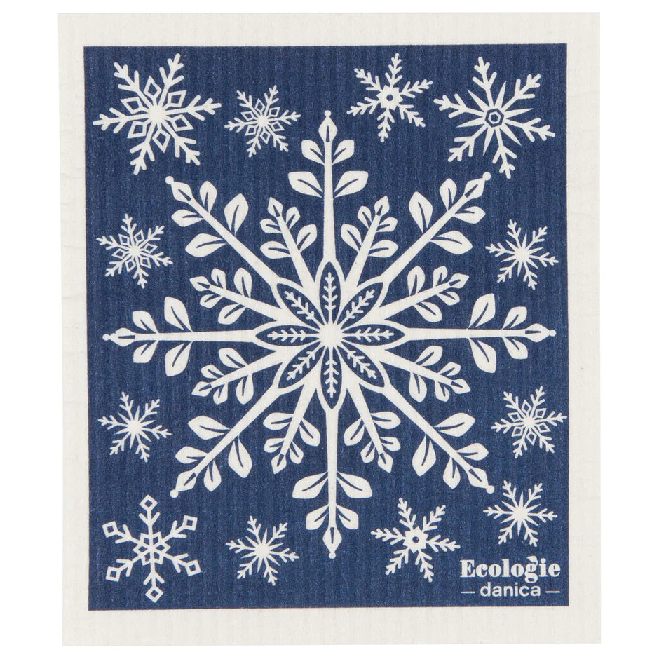 Swedish Dishcloth, Snowflake Ornament - Image 1