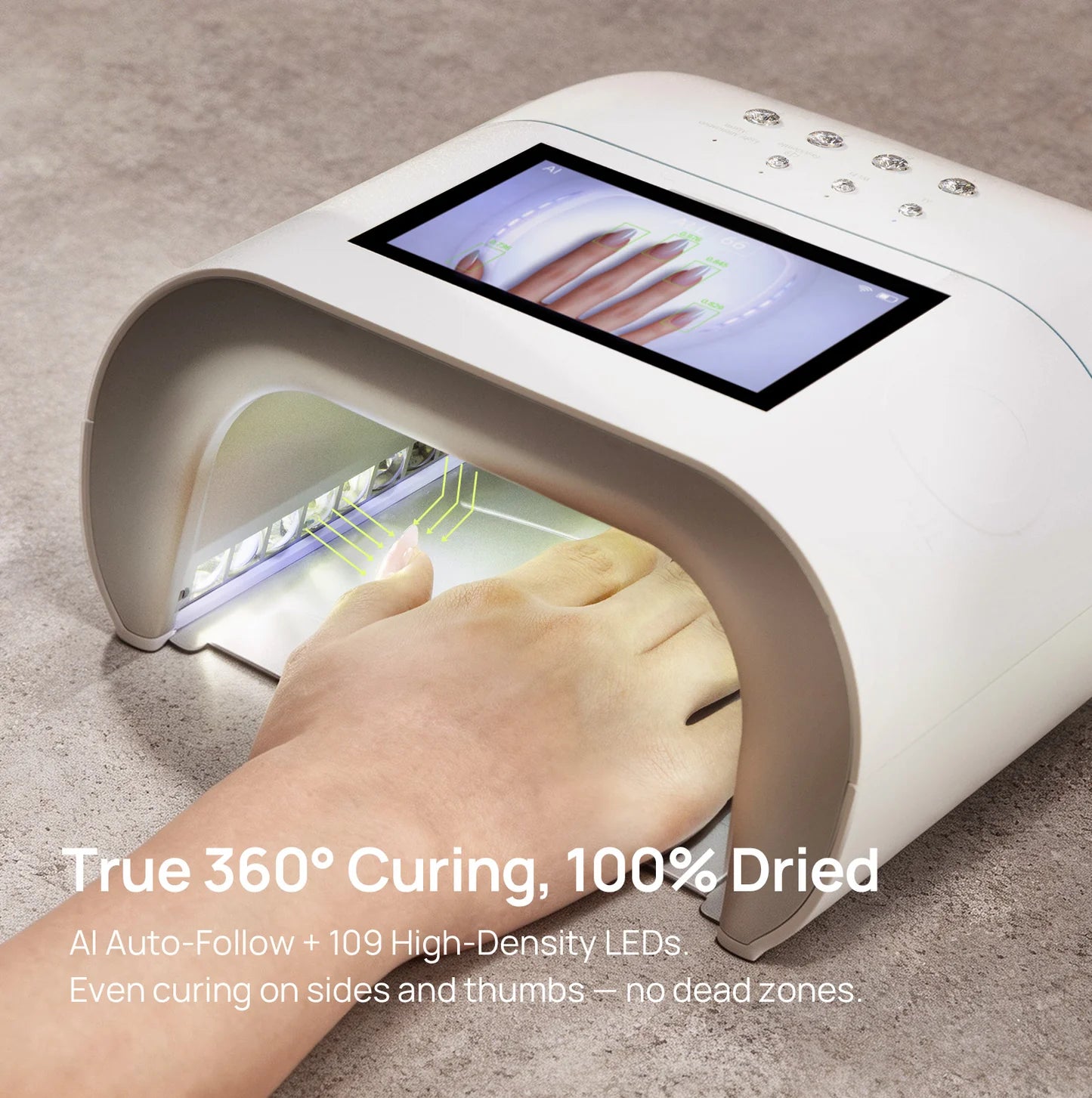O NAIL - AI Nail Lamp (SUNX PRO), Pink - Image 3