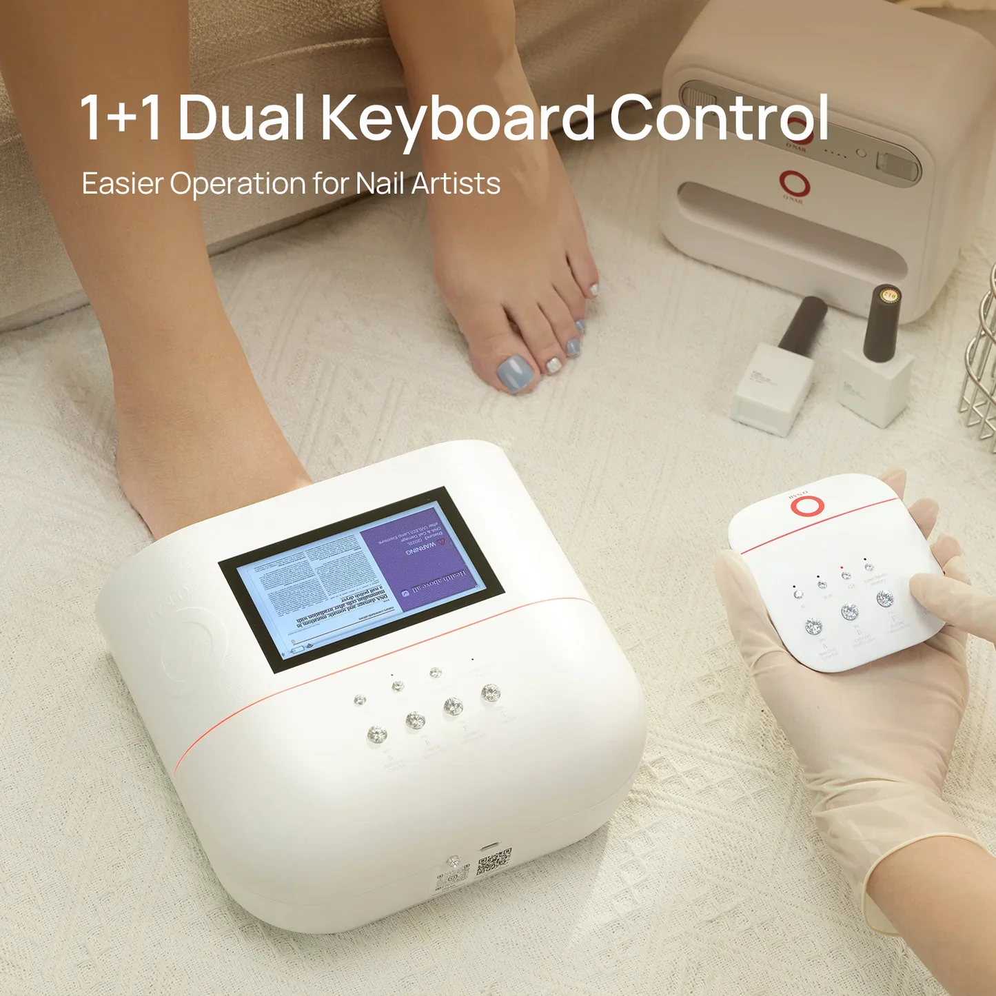 O NAIL - Wireless Keyboard for AI Nail Lamp - Image 3