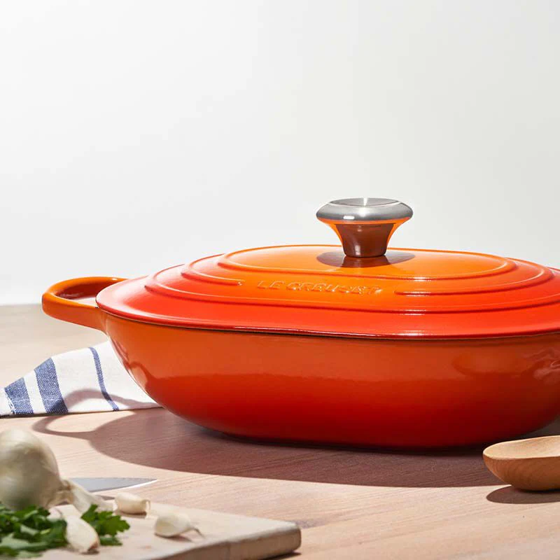 Oblong Casserole, Flame Enameled Cast Iron - Image 2