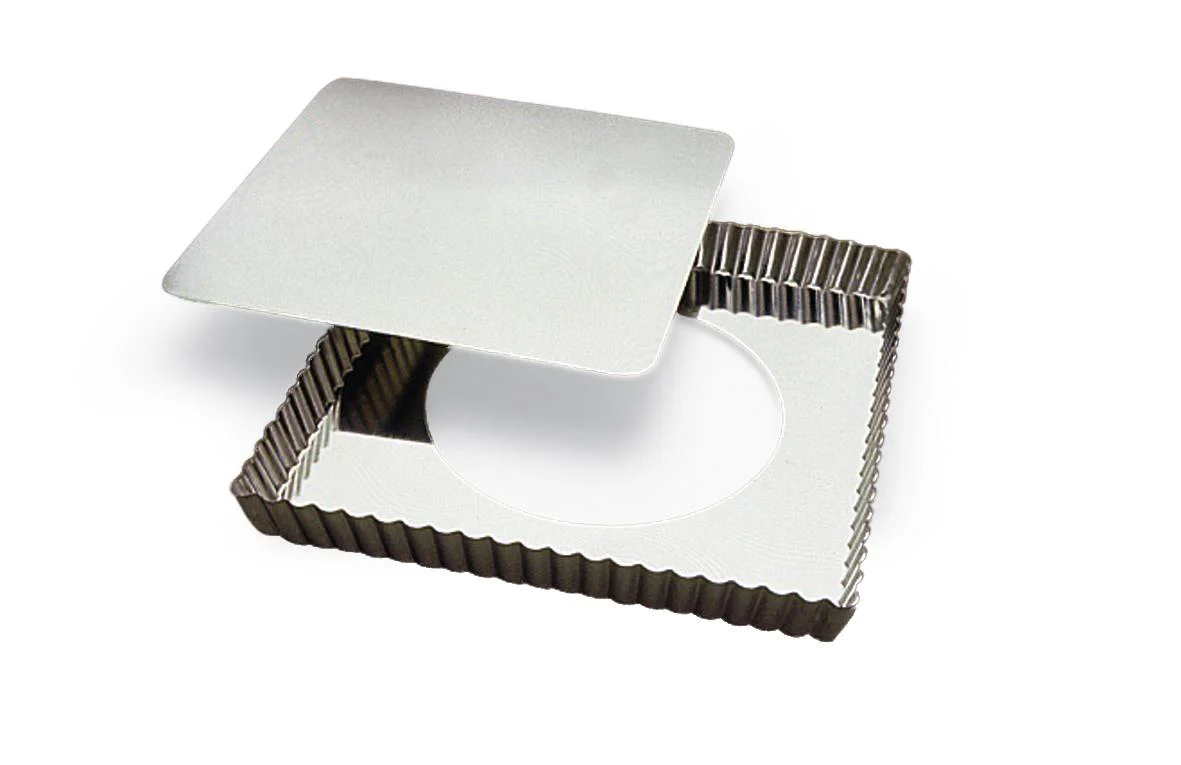 Tinplate Quiche Pan Square with Removable Bottom