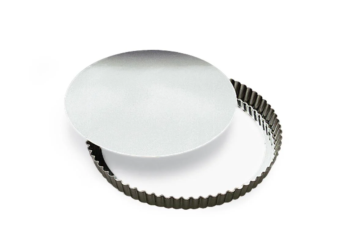 Tinplate Quiche Pan Round with Removable Bottoms - Image 3