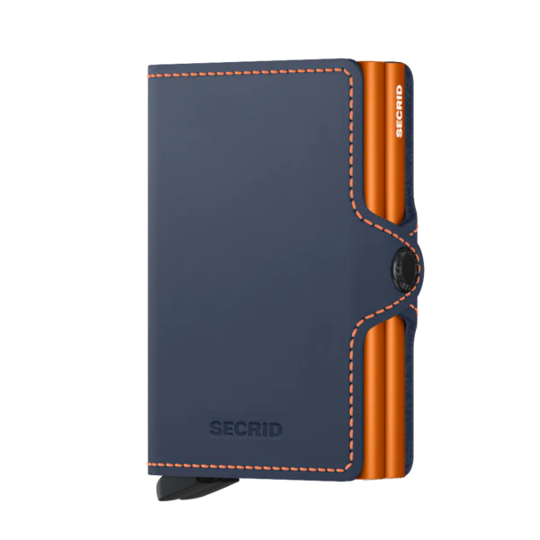 Twinwallet - Matte Night Blue-Orange - Image 1