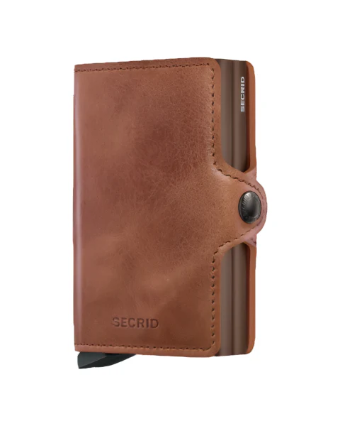 Twinwallet - Vintage Cognac Brown - Image 1