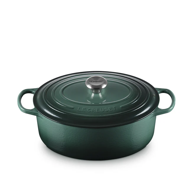 Oval Dutch Ovens, Artichaut Enameled Cast Iron - Image 1
