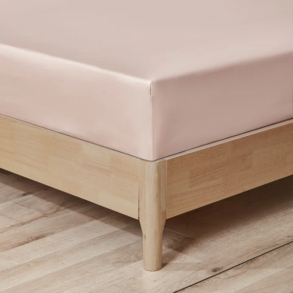 Fitted Sheet, Cotton Sateen Petal - Image 1