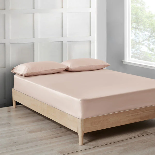 Fitted Sheet, Cotton Sateen Petal - Image 2