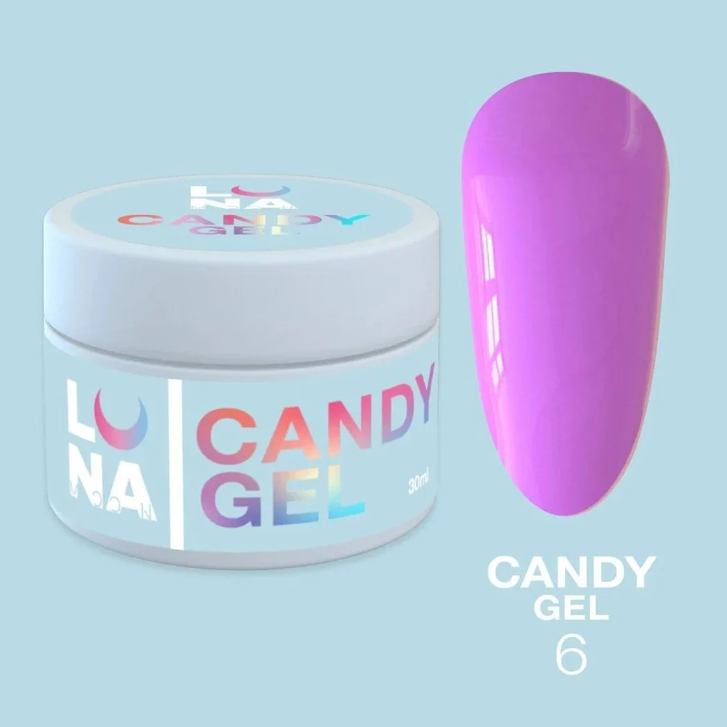 LUNA - Candy Gel #6 , 15ml - Image 1