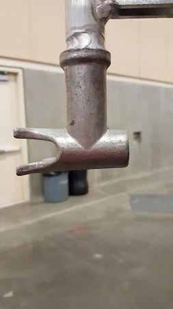 Cam Latch Lug, 2 Prong , Aluminum (top or bottom) - Image 3