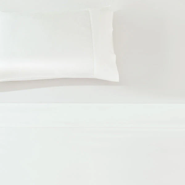 Fitted Sheet, Cotton Sateen Lace - Image 1