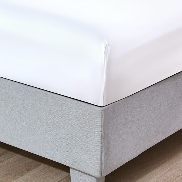 Fitted Sheet, Cotton Sateen Pristine - Image 2