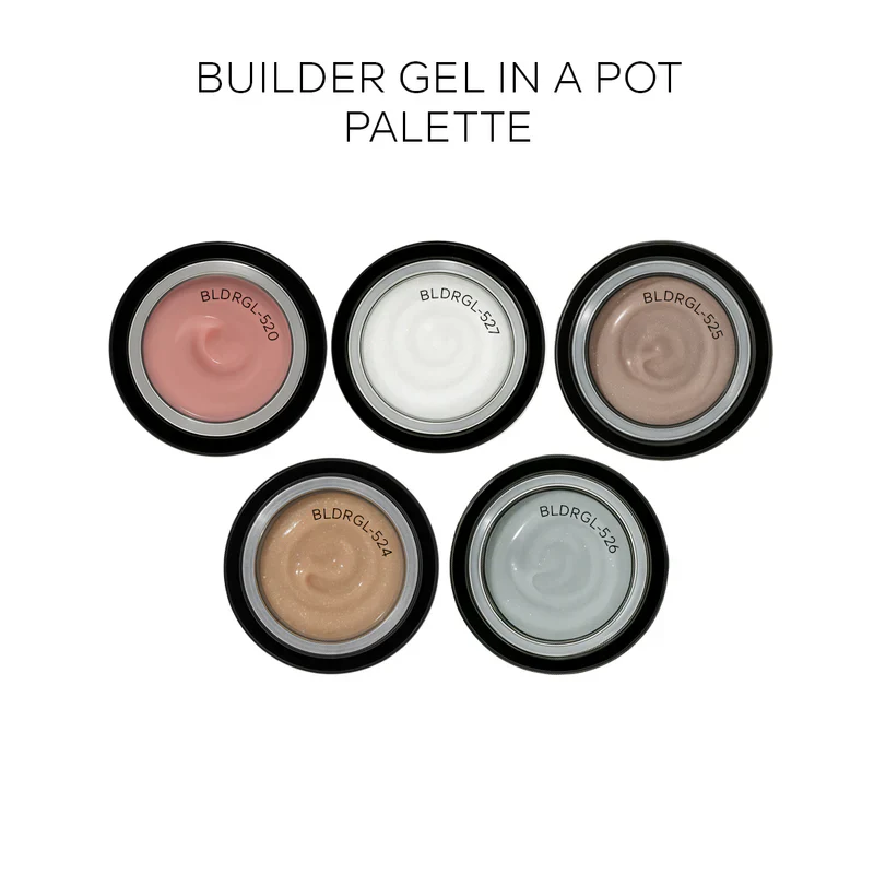 Pink Mask - Builder Gel in a Pot Shimmer Camel - Image 3