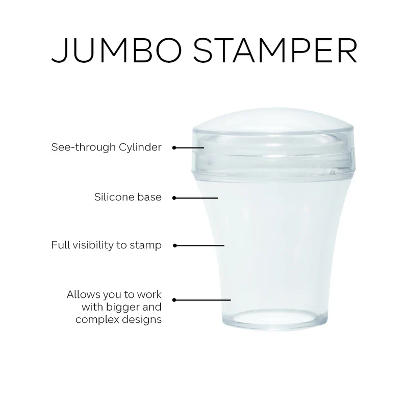 Pink Mask - Clear Jumbo Stamper - Image 2