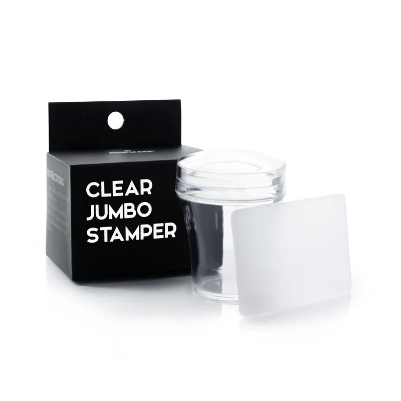 Pink Mask - Clear Jumbo Stamper - Image 1