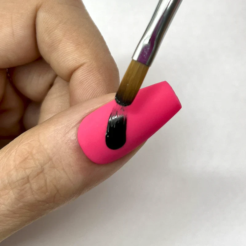 Pink Mask - Gel Brush Oval 08 - Image 3