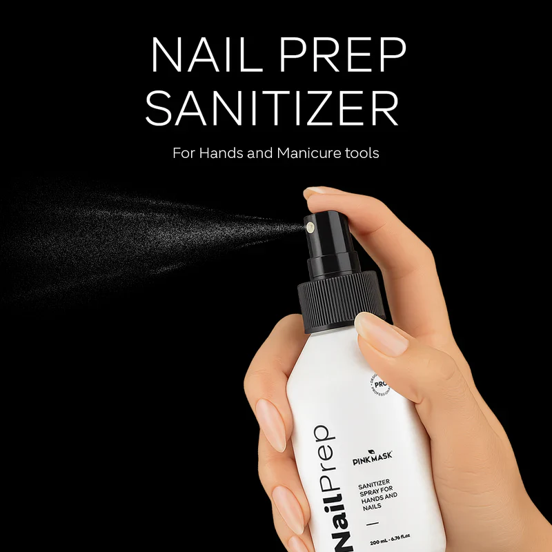 Pink Mask - Nail Prep Hand Sanitizer, 200ml - Image 3
