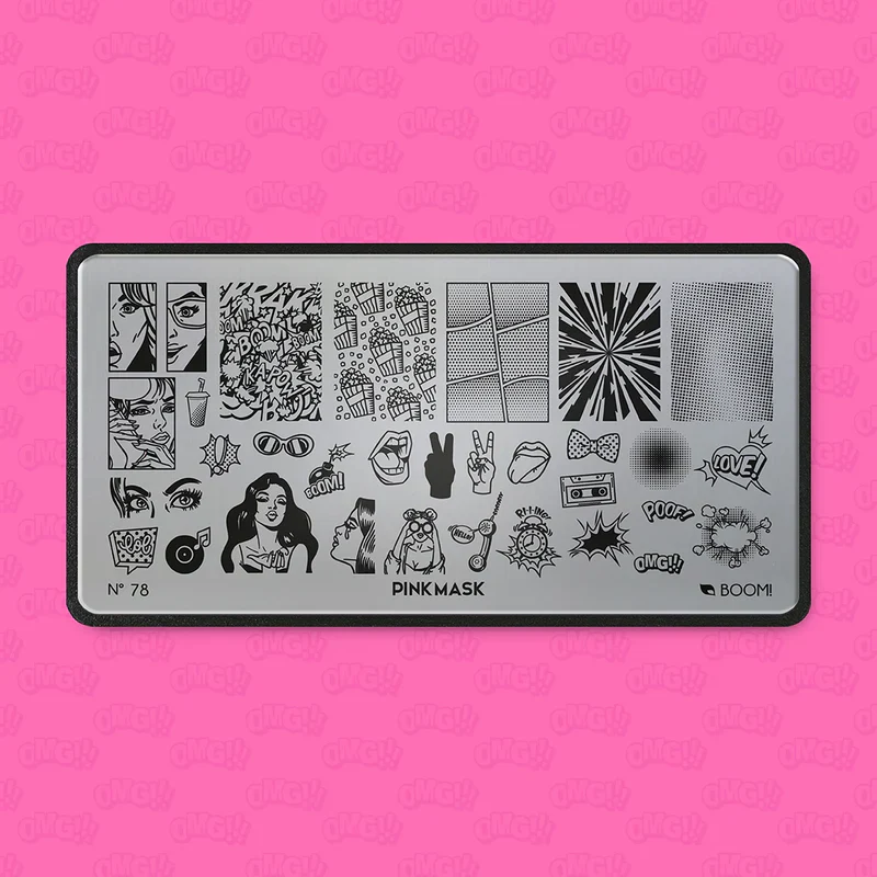 Pink Mask - Stamping Plate Boom! #78 - Image 1