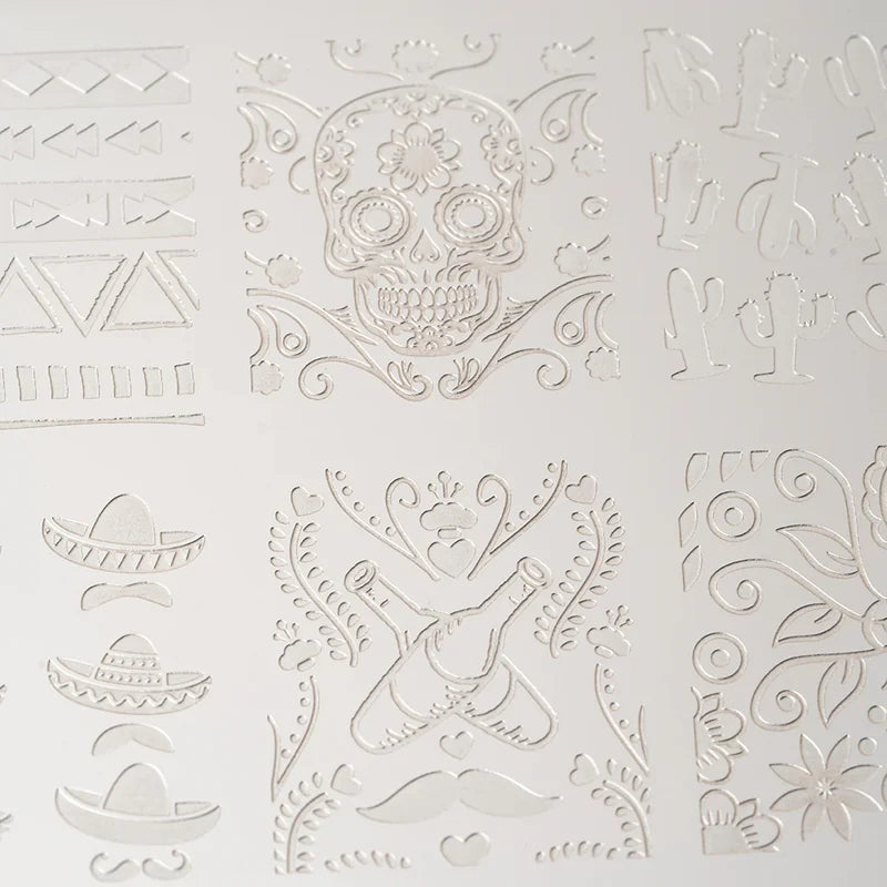 Pink Mask - Stamping Plate Mexico #8 - Image 3