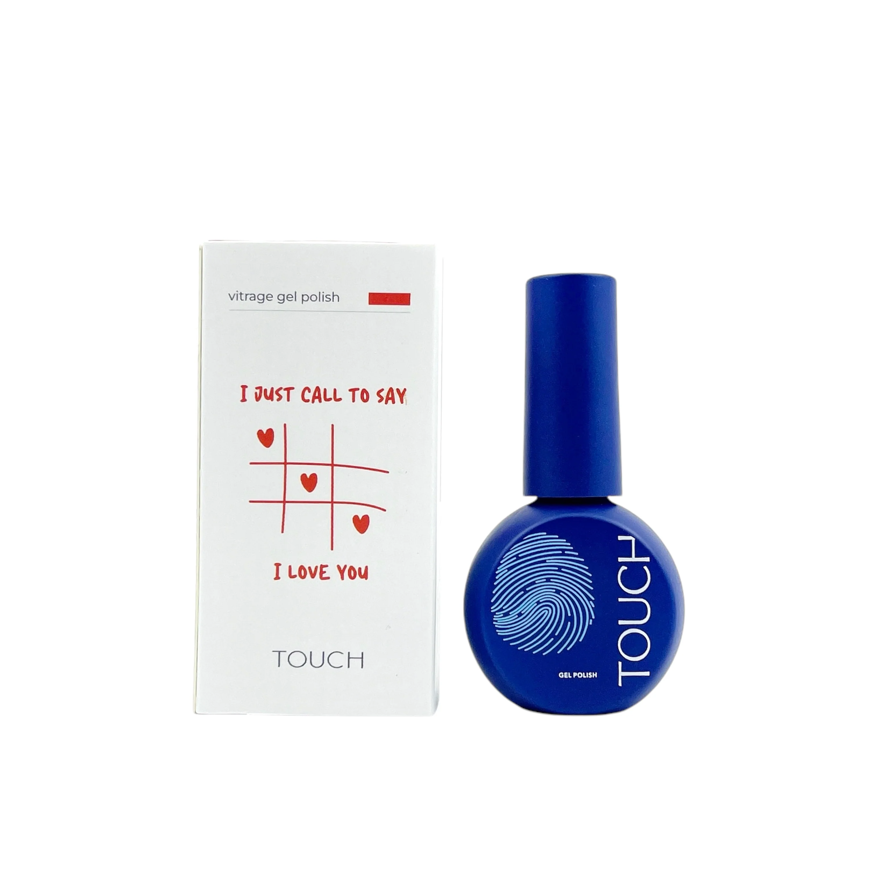 TOUCH Vitrage Gel Polish Love, 9ml Classic Red Stained Glass Gel Polish - Image 2