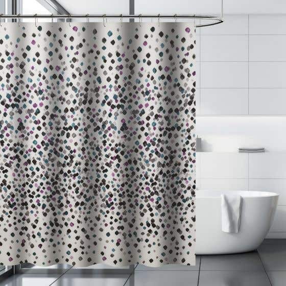 Shower Curtain, Purple Rain - Image 1