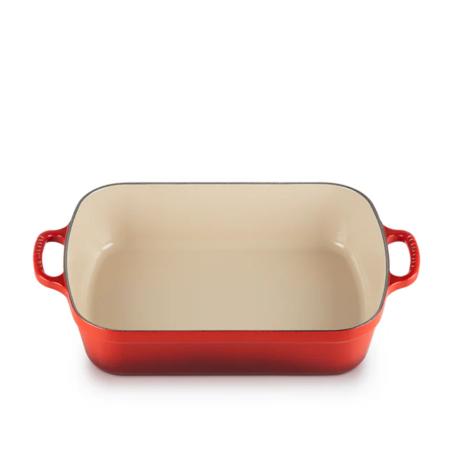 Roaster, Cerise Enameled Cast Iron - Image 2