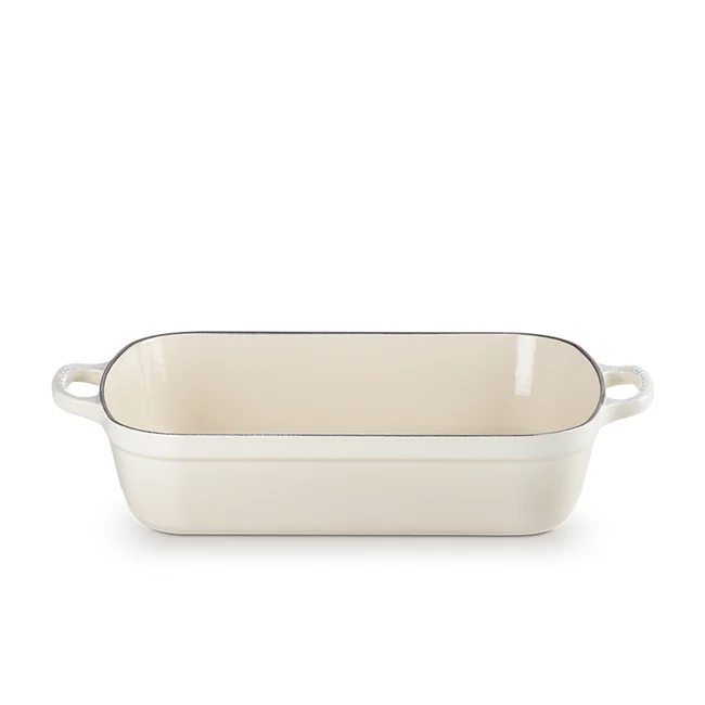Roaster, Meringue Enameled Cast Iron