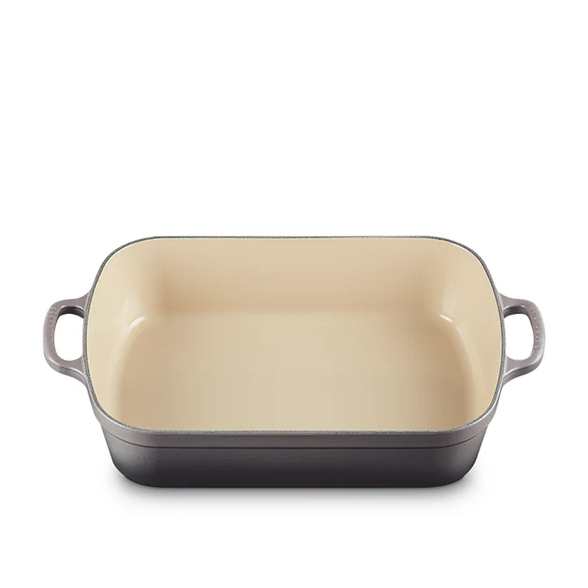 Roaster, Oyster Enameled Cast Iron - Image 2