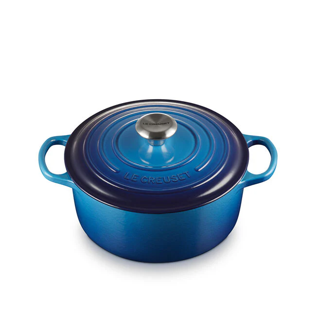 Round Dutch Ovens, Blueberry Enameled Cast Iron - Image 2