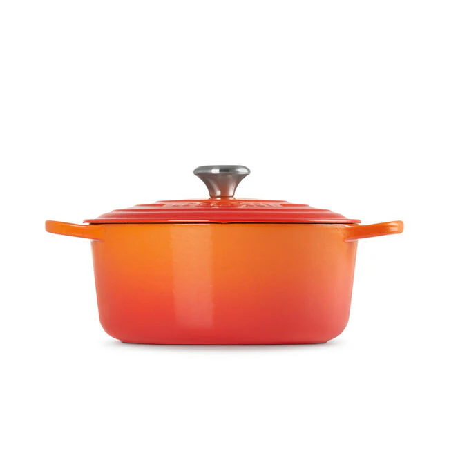 Round Dutch Ovens, Flame Enameled Cast Iron - Image 3