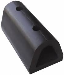 Trailer Bumper, Round Rubber -8ft / 96" long, 3" x 8' w/ Pre-Drilled Holes - Image 2