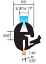 Rubber Window Gasket – sold by the foot