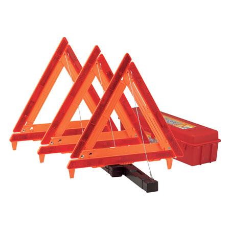 Safety Triangle, Box of 3, Emergency Warning Kit