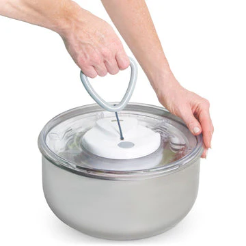 Salad Spinner, Stainless Steel - Image 3