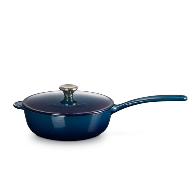 Saucier Pan, Agave Enameled Cast Iron - Image 2