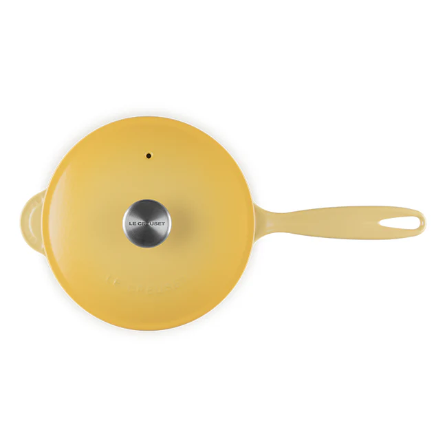 Saucier Pan, Camomille Enameled Cast Iron - Image 3