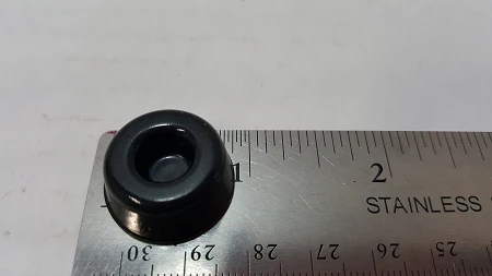 EXTRA-SMALL Round Rubber Door Stop, Self-Adhesive - Image 1
