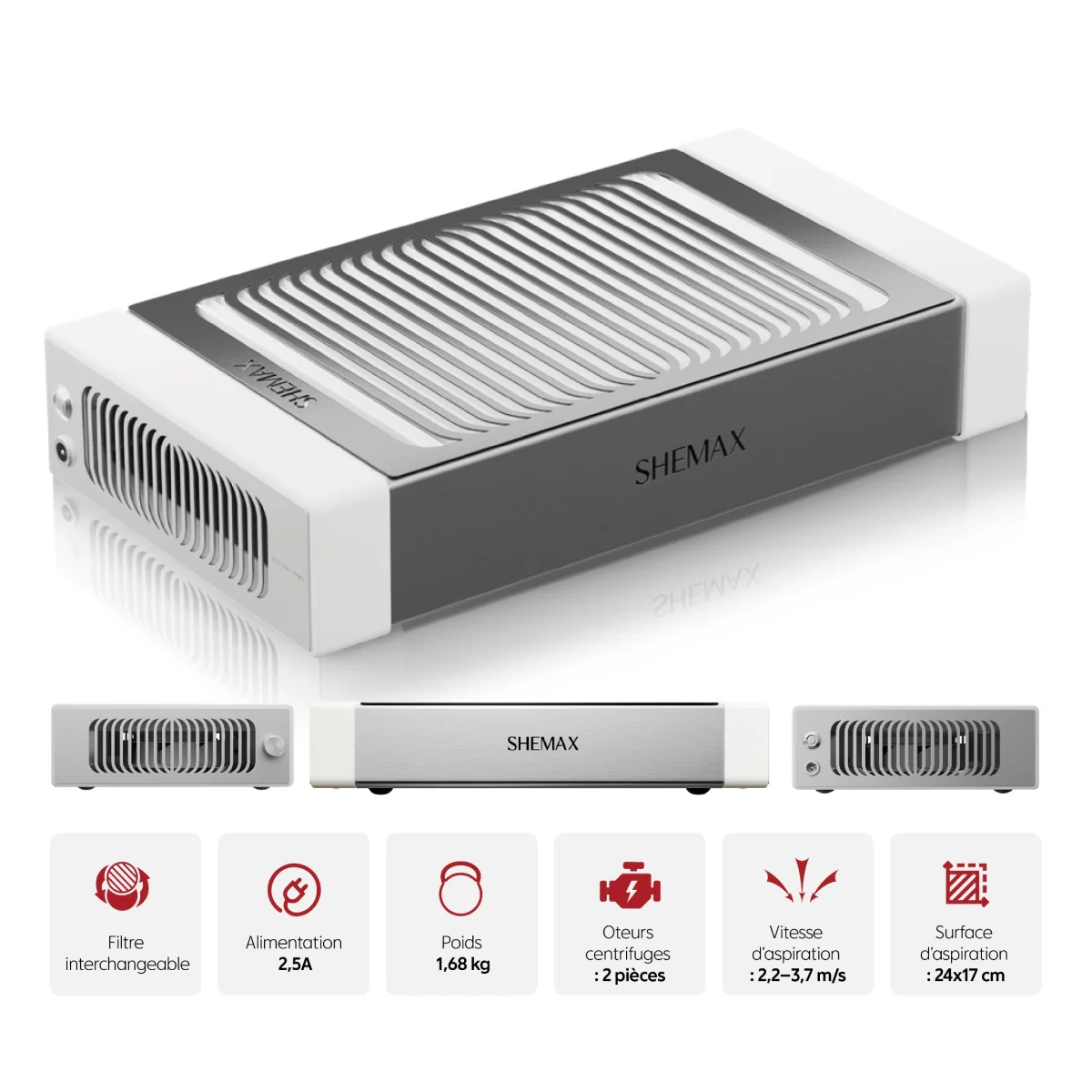 SHEMAX Style Pro Peach Fuzz Nail Dust Collector - Image 3