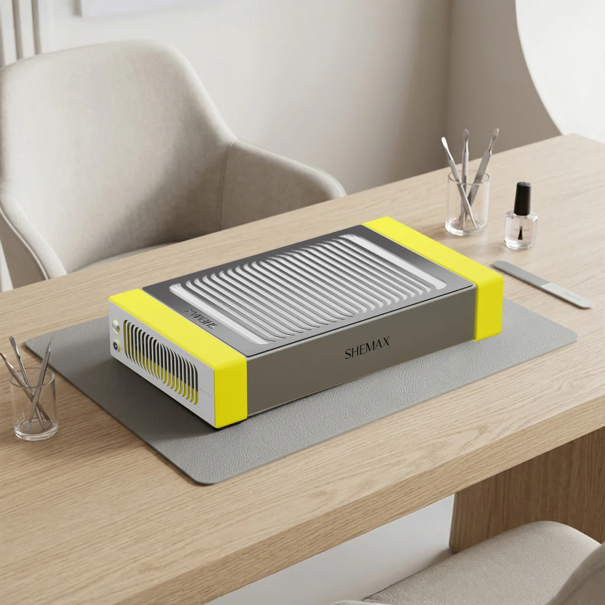 SHEMAX Style Pro Yellow Nail Dust Collector - Image 2