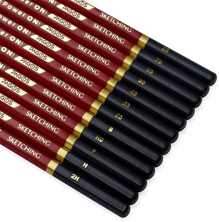 Skecthing Pencils 12 Pieces Set - Image 3